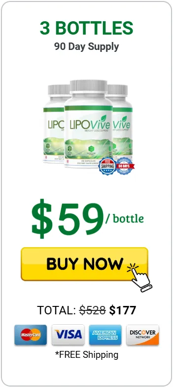 LipoVive price 3 bottle