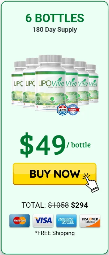 LipoVive price 6 bottle